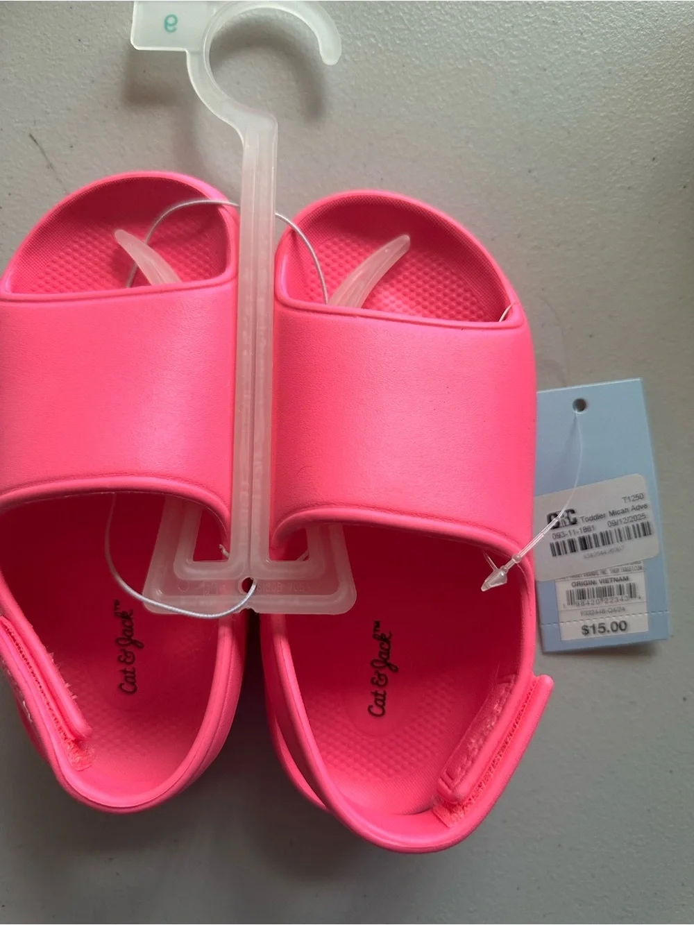 Cat & Jack Hot Pink Slide Sandals for Kids